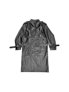 JUNTAE KIM - Corset Trench Coat - AW25 - BLACK